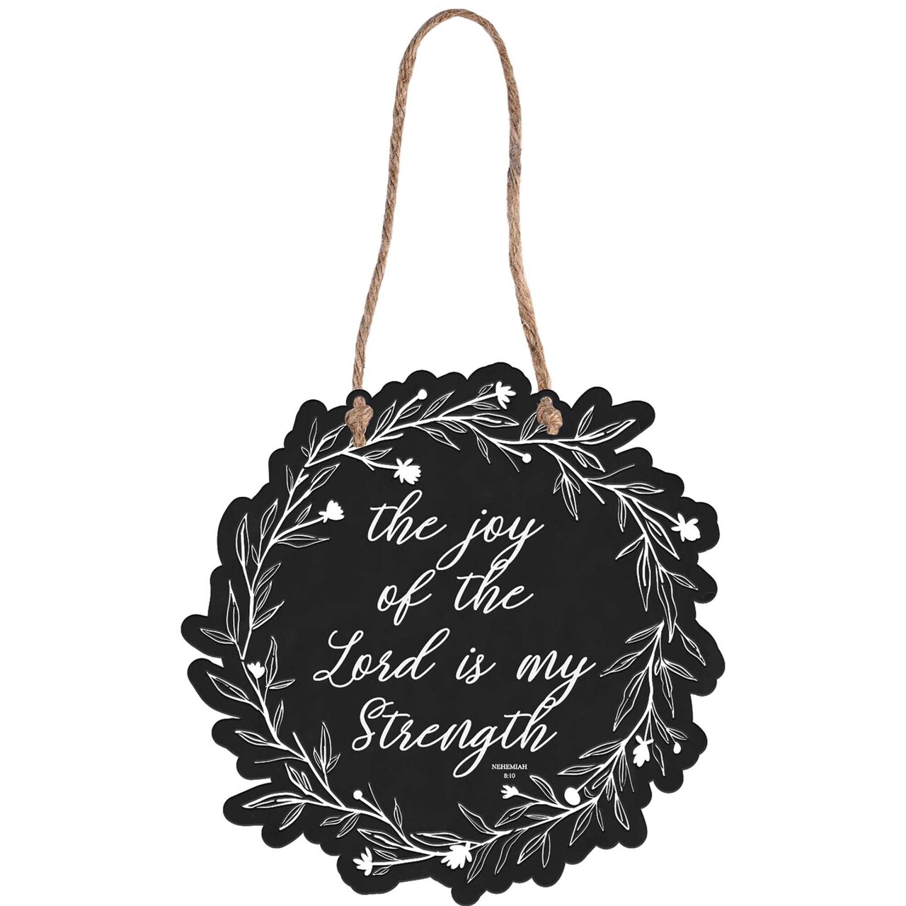 Edge Collections - Black - Floral Joy Wall Hanging Decor - 1 Piece